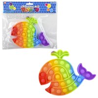 8.5" Rainbow Whale Bubble Poppers