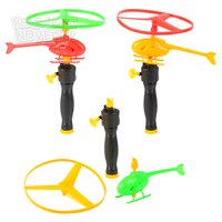 5" Rip Cord Flying Helicopter