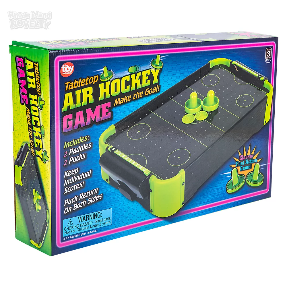 Neon Tabletop Air Hockey Game 20x12.25