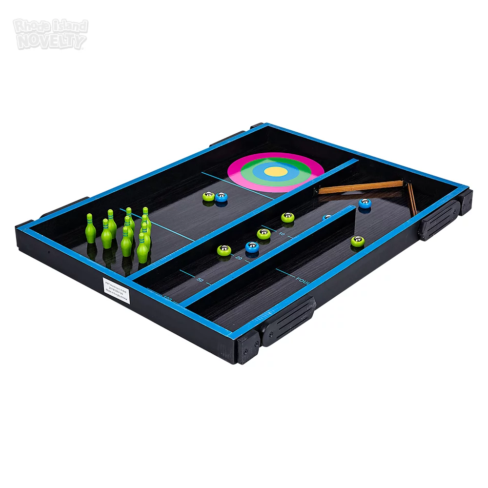 Neon Wooden Tabletop 4 In 1 Multi Game 20x18.5