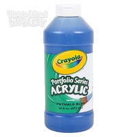 Crayola Acrylic Paint Bottle 16oz Phthalo Blue