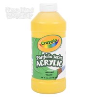 Crayola Acrylic Paint Bottle 16oz Yellow