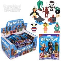 2" Brainrot Figurine And Card Blind Bag 24ct