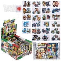 Brainrot Holograpic Stickers And Lollipop 24ct