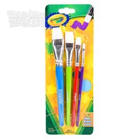 Crayola Flat Brush Set 4pc