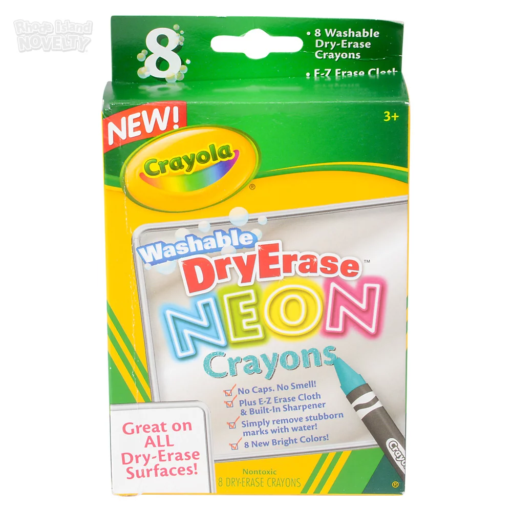 Crayola Crayons Large Size Neon 8pc