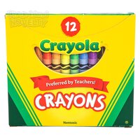 Crayola Crayons Flat Tuck Box 12pc