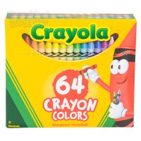 Crayola Crayons Non-Peggable 64pc