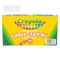 Crayola Crayons Large Size Lift Lid Box 16pc