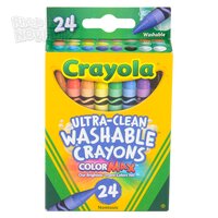 Crayola Crayons Regular Size Washable 24pc