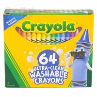 Crayola Crayons Regular Size Washable 64pc