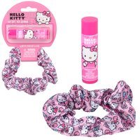 Hello Kitty Hair Scrunchy And Lip Balm Set