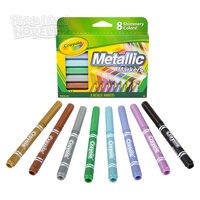 Crayola Markers Metallic 8pc