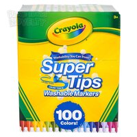 Crayola Markers Washable Super Tip 100pc