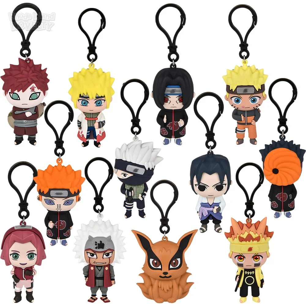 Naruto Figure Mystery Pack Hangers 24ct