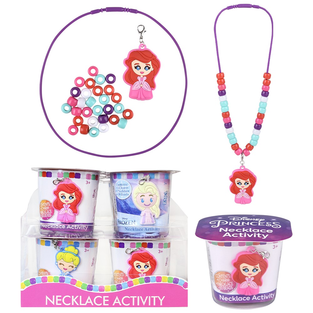 Disney princess necklace 2025 activity set necklace set