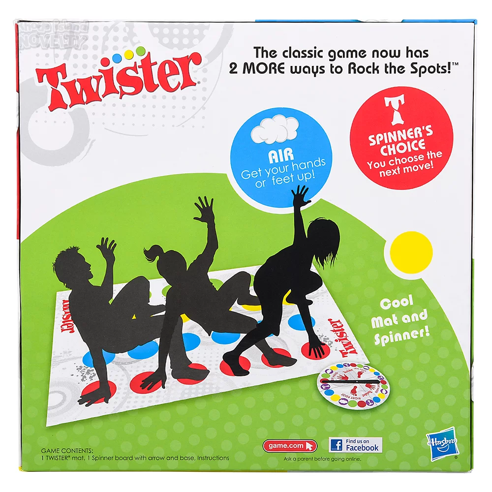  Hasbro Twister Party Classic Board Game for 2 or More