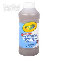 Crayola Washable Paint Bottle Brown 16oz