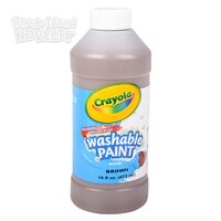 Crayola Washable Paint Bottle Brown 16oz