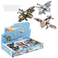6.5" Die-Cast Pull Back Camo Planes