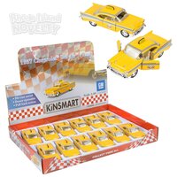 5" Die-Cast Pull Back Chevrolet Bel Air Taxi