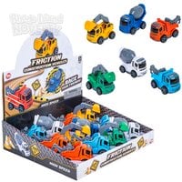 4" Friction Die-Cast Construction Vehicles 12/display