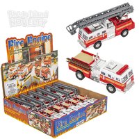 5.5" Die-Cast Pull Back Fire Truck