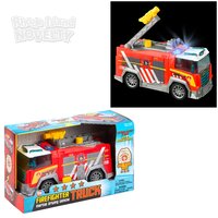 7.5" Friction Fire Engine With Light + Sound + Water Squirt