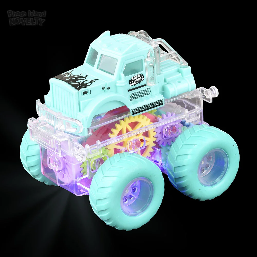 3.5 Friction Gear Light Up Big Wheel Truck