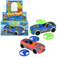 4" Flying Disc Race Car 8ct