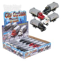 6" Die-Cast Pull Back Garbage Truck