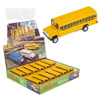 5" Die-Cast Pull Back School Bus