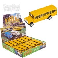 5" Die-Cast Pull Back School Bus
