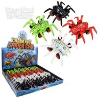 5" Crawling Spider Car 12ct