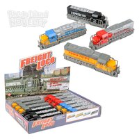 7" Die-Cast Pull Back Freight Train 12/Display