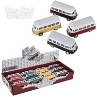 2.5" Die-Cast Pull Back 1962 VW Classic Bus