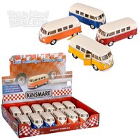 5" Die-Cast Pull Back 1962 VW Classic Bus