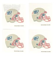 4 PC New England Patriots Tattoo Set