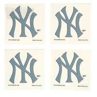 4 PC New York Yankees Tattoo Set