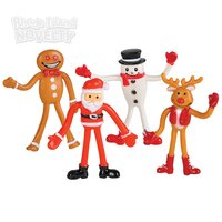 Christmas Bendable Figures Assortment 2.75"