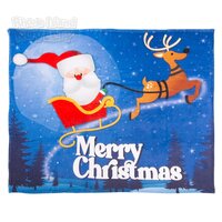 50" X 60" Santa Christmas Blanket