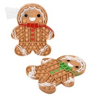 Gingerbread Man Jumbo Glitter Bubble Popper 9"