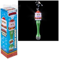 Light-Up Santa Bubble Wand 13.5: