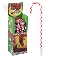 Candy Cane Pen 6.5"