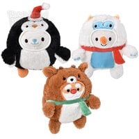 6" Squishy-Ishies Dressed Christmas Animals