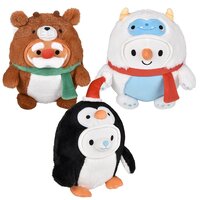 8" Squishy-Ishies Dressed Christmas Animals