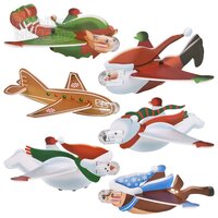 Mini Christmas Gliders 4"