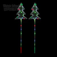 18" Light-Up Christmas Tree Balloon Wand 48/