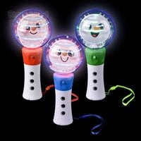 7.25" Light-Up Snowman Magic Ball Wand