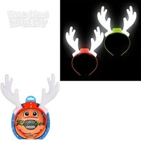 Light-Up Holiday Reindeer Antlers 10"
